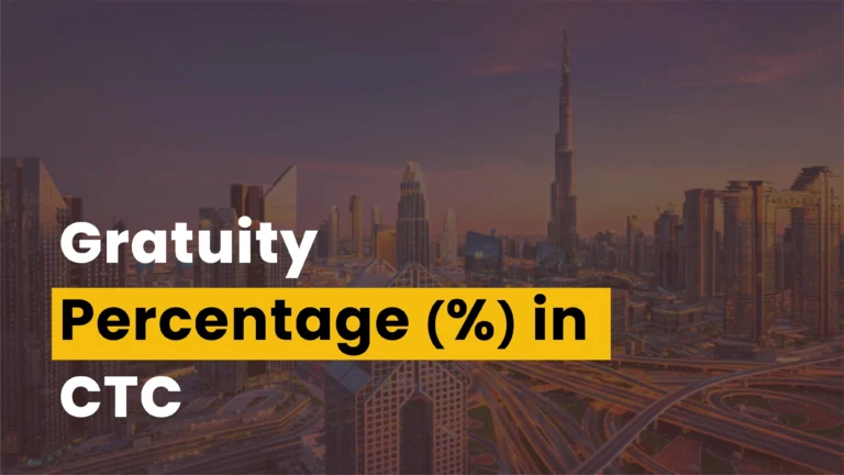 Gratuity Percentage in CTC